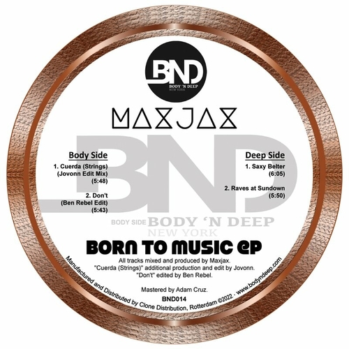 MAXJAX - Born To Music [BND014]